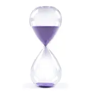Hourglass Sand Timer Purple Sand Timer In 30 Mins
