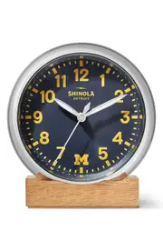 Shinola Runwell 6-Inch Desk Clock in Blue at Nordstrom One Size