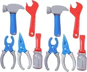 Abaodam 10pcs Set Miniature Tool Set for Dollhouse Accessories Lightweight Simulation Tools for Pretend Play and Creative Imagination Tiny House Decor