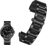 [EKSIL] Stainless Steel Lug End Watchband For Cartier Ballon Bleu Series 20 * 12mm 18 * 11mm 14 * 8mm W6920046 Straps Women Men Bracelet