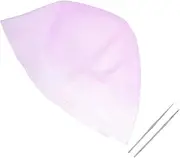 TOGEVAL 1set Professional Hair Dyeing Hat Silicone Highlighting Cap with Crochet Hooks for Home Use Hairdressing Supplies for Stylish Coloring Techniques Easy to Use and Prevents Skin