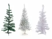 Mini Xmas Artificial Table Desk Top Small 2 Foot Christmas Tree White