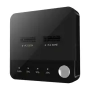 NVMe M.2 Duplicator Double Bay Offline Clone NVME Docking Station for 2230/2242
