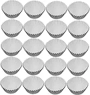 Vaguelly 100Pcs Versatile Cupcake Liners for Baking Reusable Foil Baking Cups Safe High Temperature Resistant Molds for Muffins Puddings and Egg Tarts Stylish Design for Home Professional