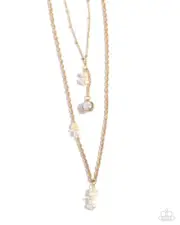 Paparazzi Leisurely Layered Gold Necklace NWT