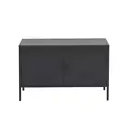 Buffet Sideboard Locker Metal Storage Cabinet Base Black