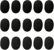eBoot Lapel Headset Microphone Windscreens Foam Microphone Covers Mini Size 15 Pack