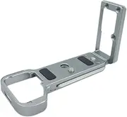 BaotyJie Quick Release Plate L Bracket Vertical L Bracket Professional Detachable Protection Bottom Plate for A7C2/A7CR for Travel, Silver