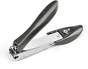QYLHH Nail Clippers Manicure Set Anti Splash Fingernail Cutter Pedicure Kit Nail Nippers for Women & Men Grey