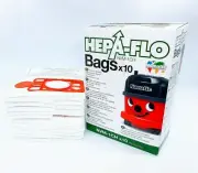10 GENUINE NUMATIC NVM-1CH HEPAFLO VACUUM CLEANER BAGS NUMATIC HENRY JUNIOR