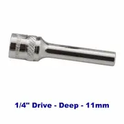 Kincrome K25047 - LOK-ON Deep Socket 11mm 1/4" Drive
