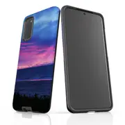For Samsung Galaxy S20 Case Armour Cover, Sunset at the Beach