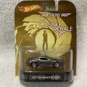 HOT WHEELS RETRO ENTERTAINMENT JAMES BOND 007 ASTON MARTIN DBS V12 New in Box
