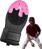 Baseball Sliding Mitt - Ice Cream Baserunning Sliding Mitt,Softball Sliding Guard, Protective Baseball Training Mitt with Elastic Strap for Youth or Adult Players