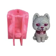 Dog Shaped Hand-Making Molds Siliocne Material for Resin Ornaments