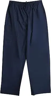 [Bhgytec] Mens Scrub Pants - Three Pocket Medical Scrubs Uniform Cargo Bottom