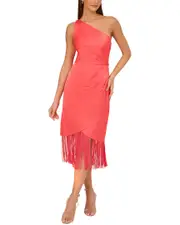 Adrianna by Adrianna Papell Eve Satin Midi Dress