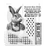 Tim Holtz Cling Mount Stamp - Mr. Rabbit CMS478