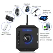 7.1 Channel External USB Sound Card Stereo Audio Adapter For PC Laptop