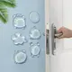透明硅膠門把手防撞墊靜音隱形家具保護貼家用貼門擋門阻緩沖墊墻