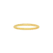 9ct Gold Prism Cut Stacker Ring