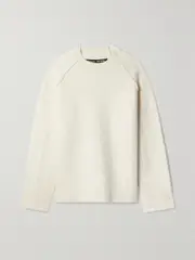 [KASSL EDITIONS] KASSL EDITIONS - Oversized Wool Sweater - White - FR 42 FR 42 White
