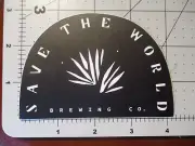 SAVE THE WORLD BREWING Texas STICKER decal craft beer brewery