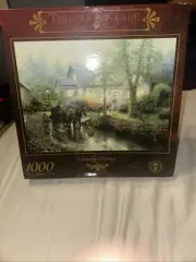 Thomas Kinkade ~ Sunday Outing 1000 Piece Jigsaw Puzzle 27" x 20" by CEACO ~ NEW