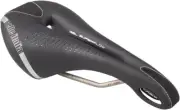 Selle Italia Max Flite Gel Superflow Saddle - Black Titanium 290mm Length,