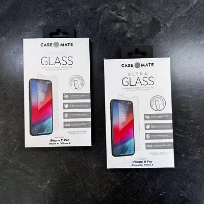 Case-Mate iPhone 11 Pro Ultra Glass Screen Protectors Pack