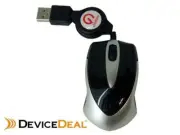 Shintaro Notebook Mini Optical Mouse w/ retractable cable