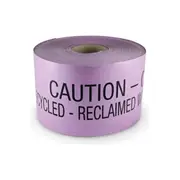 Detectable Mains Marker Tape, Reclaimed Water/Recycled Water - 100mm x 250m (LILAC)