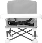 Cileznw Travel Booster Seat for Table, High Chair Booster Seat, Travel Booster Seat Portable Toddler Dining Chair for Travel, Multifunctional Dining Table with Removable Tray, Kitchen Booster Dining