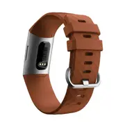 Replacement Silicone Fitbit Charge 3 Band, Sport Wrist Strap for The Fitbit Charge 3 Coffee L