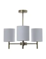 [Lexi Lighting] Blanche Ceiling Light Antique Brass