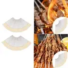 50x Barbecue Skewers for Grilling Kabob Skewers for Seafood Vegetables Meats