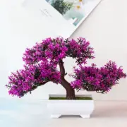 Artificial Plants Bonsai Small Tree Pot Flowers Potted Ornaments for Home Festiv