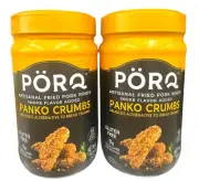 Panko Crumbs - PORQ - Made From Artisan Fried Pork Rinds - 10.5oz 2 PACK