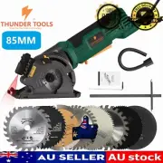 Thunder Tools 580W 3700RPM Mini Circular Saw Corded 4.8Amp For Cutting Wood Tile