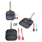 Frying Pans All-in-one Breakfast Pan Frying Pan and Griddle Pan for Home Kitchen