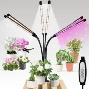 Seed Starting Light, 6 Heads 2 pcs, Red Blue + 4 pcs, 5000K Full Spectrum