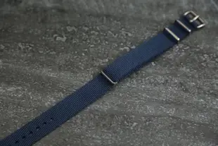 艾曼達精品~藍色18mm Nylon Watch Strap 尼龍NATO zulu G10四環軍用錶帶, baby-G