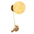 Astronaut Wall Lamp 3D Print Lampshade LED Wall Light Bedroom1663