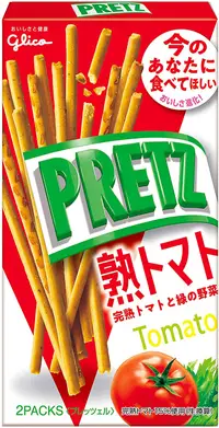 在飛比找DOKODEMO日本網路購物商城優惠-[DOKODEMO] Glico Pritz成熟西紅柿2包