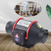 4'' 310 CFM Silent Exhaust Inline Duct Fan Ventilation Blower Fan Air Circulatio
