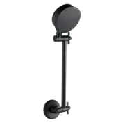 Flexispray Matte Black All Directional Hi Rise Shower Rose WELS 3 Star 9L/min