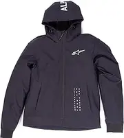 Alpinestars RADIUM TECH Men's Motorcycle Hoodie, Black/White