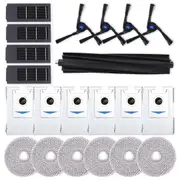 For Deebot X2 Omni Robot Vacuum Main Side Brush Hepa Filter Mop Cloth Dust Bags Accessories