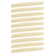 10pcs Unbleached Compensated Guitar Bone Saddle for 6 String Martin Folk Guitar