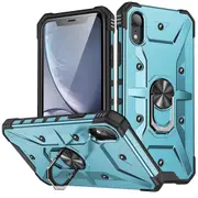 With Ring Holder Cover Case For iPhone xr - Rose Gold